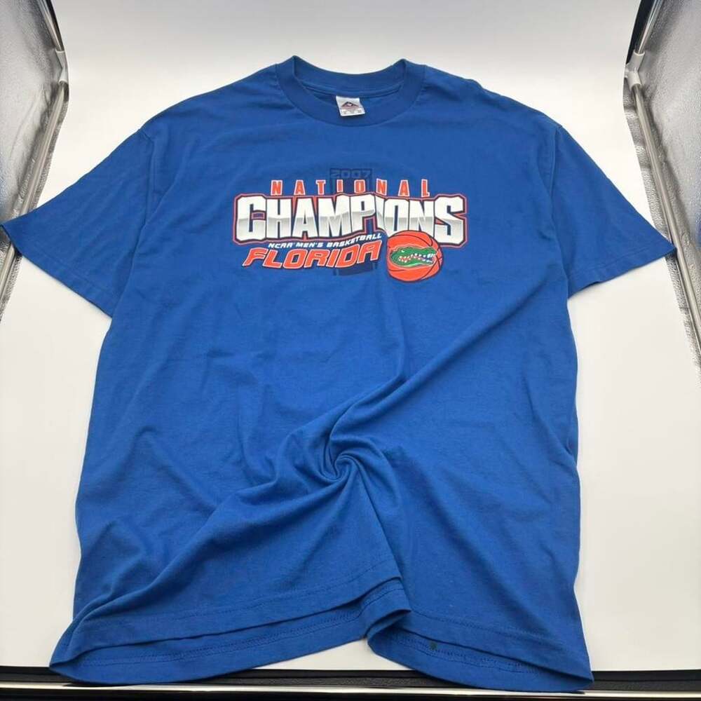Alstyle 2007 Florida Gators NCAA Men’s Basketball National Champions T-Shirt XL